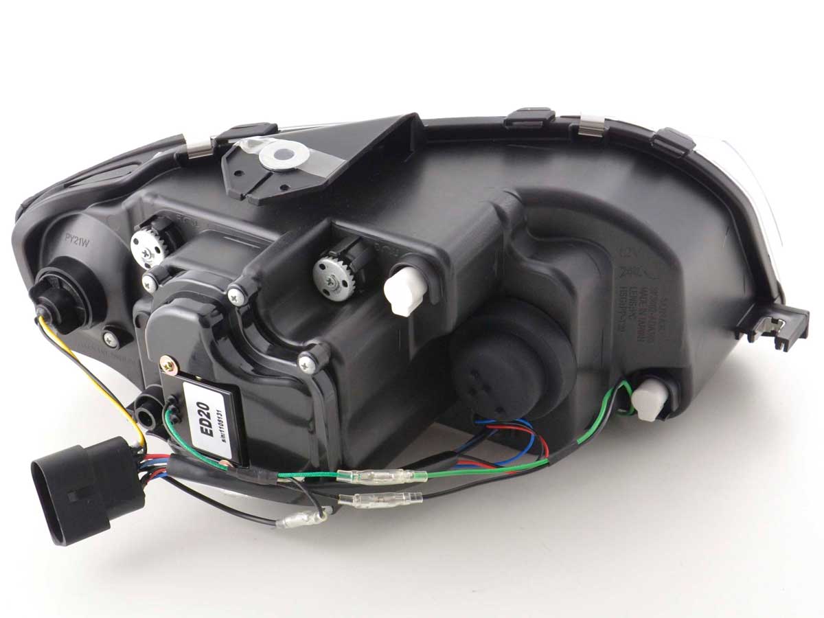 Scheinwerfer Set Daylight LED TFL-Optik Audi A3 Typ 8P 03-07 chrom Scheinwerfer Set Daylight LED TFL-Optik Audi A3 Typ 8P 03-07 chrom